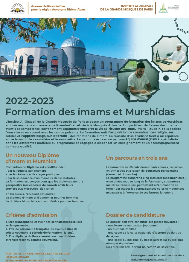 Affiche_institut_22-23_FR_mosquée attawba